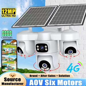 กล้องโซลาร์เซลล์ Okam Pro AOV รุ่นใหม่ ขายดี บันทึกได้ 24 ชั่วโมง ความละเอียด 12MP รองรับ 4G พร้อมแผงโซลาร์เซลล์ 2 แผง เลนส์ <span class=keywords><strong>4</strong></span> ตัว หมุนได้ 3 ทิศทางผ่านแอพพลิเคชั่น - Product Image 1