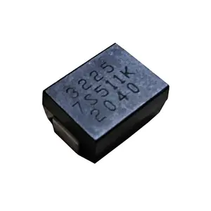 Encapsulado de chip, substituição de varistor conduzido radial 07d 10d duplo 85 3225 4032 encapsulado smd superfície do varistor de óxido de metal de zinco 7s511k