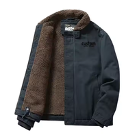 Vente en gros de vestes personnalisées pour hommes Manteaux décontractés en laine d'agneau Grande taille Vestes pour hommes Nouveau design Vêtements d'extérieur chauds pour l'hiver Veste pour hommes pour l'hiver