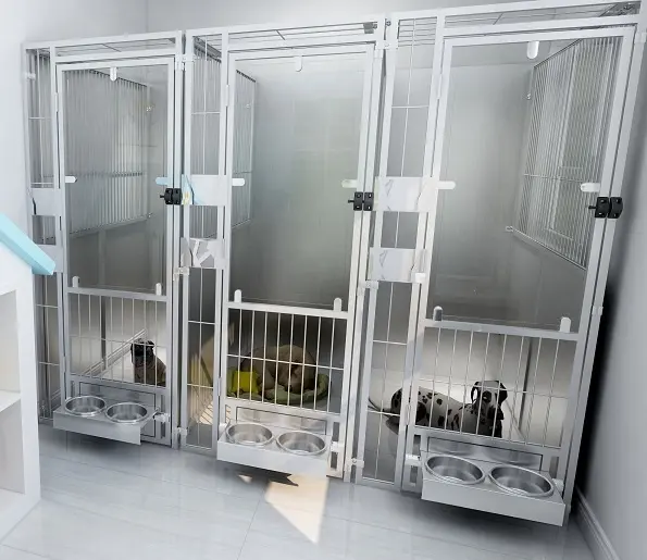 Chenil mobile pour grands chiens Cage pour chiens de haute qualité de 10 pieds Grand