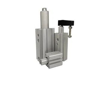Silinder Gas Aluminium ekstrusi profil kualitas tinggi Aluminium Aloi kompresor udara silinder 35584689 Max Stroke 10 CM