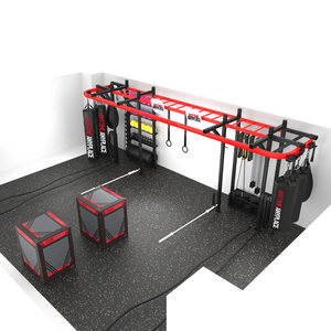 Rack Multifuncional para Crossfit y Dominadas, con Base Robusta, para <span class=keywords><strong>Gimnasio</strong></span> - Product Image 1