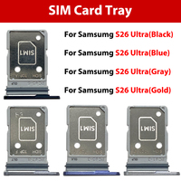 Adaptateur de support de carte SIM double pour Samsung S26 Plus Ultra, adaptateur de tiroir de carte SIM, pièces de rechange, réductions en gros