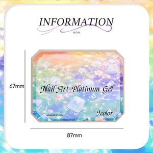 Paleta de Esmalte de Gel de Resina de 9 Colores, OEM ODM, No Tóxico, UV/LED, con Brillo de Diamante, Efecto Degradado, Larga Duración, para Arte de Uñas, DIY - Product Image 6