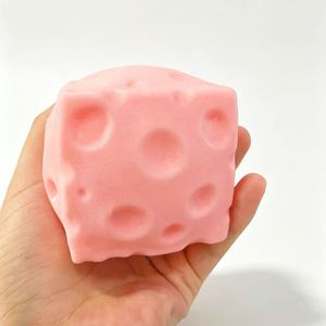 Juguete Antiestrés de Queso para Apretar, Bola Moldeable que No se Recupera, Juguete Pequeño Unisex para Juego de Imitación, para Mayores de 15 Años - Product Image 2