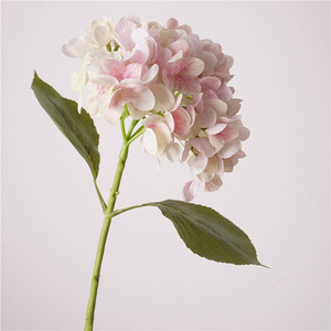 <span class=keywords><strong>Meetyou</strong></span> Modèle 100 Fleur artificielle en soie Hortensia Corail Magique à toucher réel, Décoration douce nordique pour la maison et l'hôtel, Mariage, Bonsaï - Product Image 1