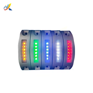 Полумесяц, светодиодная дорожная шпилька типа D, желтый мигающий дорожный габаритный фонарь - Product Image 2