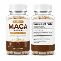 Capsules de Maca en Formule Personnalisée OEM/ODM, Complément Alimentaire Très Vendu pour Adultes, Meilleur Prix pour la Santé Masculine