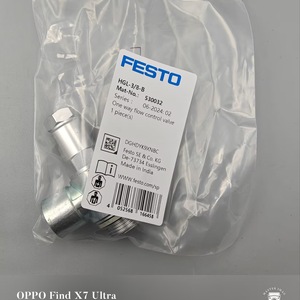 วาล์วควบคุมการไหลทางเดียว Festo HGL-1/8-B ขนาดพอร์ต 1/8 นิ้ว ผลิตในอินเดีย - Product Image 3