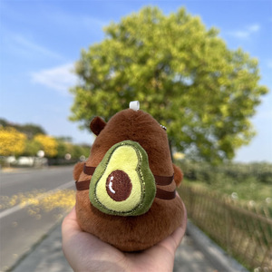 Llavero de Peluche de Capibara Abeja al por Mayor, Juguete de Peluche, Lindo Colgante para Bolsa, Juguetes de Peluche de Animales para <span class=keywords><strong>Niñas</strong></span>, de Personajes/<span class=keywords><strong>Dibujos</strong></span> Animados - Product Image 5