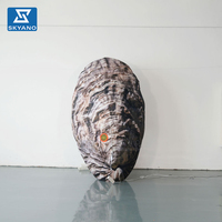 Sculpture géante gonflable d'huître, modèle de fruits de mer gonflable pour marché extérieur, festival culinaire, publicité et décoration