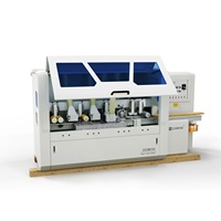 ZZCHRYSO Machine à profiler à grande vitesse à 5 têtes et 4 côtés avec couvercle, 60 m/min, pour le ponçage/le façonnage des planches de sol