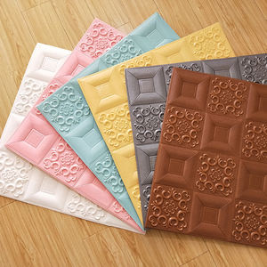 Commerce Électronique Vente Chaude Auto-Adhésif Décoration Murale peler et coller bloc de mousse mousse <span class=keywords><strong>papier</strong></span> <span class=keywords><strong>peint</strong></span> - Product Image 3