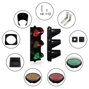 <span class=keywords><strong>Feu</strong></span> de signalisation à led <span class=keywords><strong>tricolore</strong></span> intelligent de 200mm pour véhicule - Product Image 6