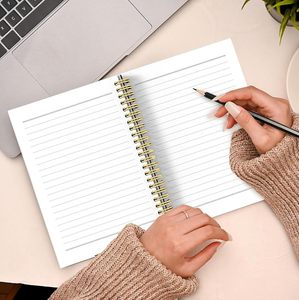 Cuaderno espiral motivacional floral personalizado 5,5x8,3 pulgadas diario del <span class=keywords><strong>profesor</strong></span> con cita inspiradora cuaderno colorido A5 para educadores - Product Image 3