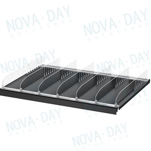 Tủ quần áo chia nhựa Kệ bán lẻ trượt mat <span class=keywords><strong>Modular</strong></span> ngăn trọng lực thức ăn thiết kế nhựa Kệ ngăn - Product Image 4