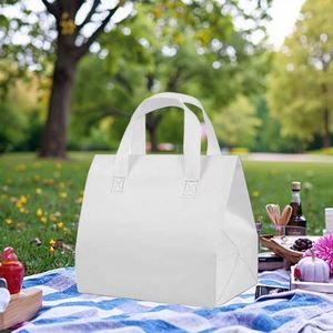 Non-Woven Waterproof Insulated Cooler Bag with Aluminum Film and Zipper Closure for Fresh Food Takeaway - Product Image 2