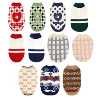 Pull tricoté pour chien, gilet chaud pour chiots, vêtements d'hiver pour chats et petits chiens