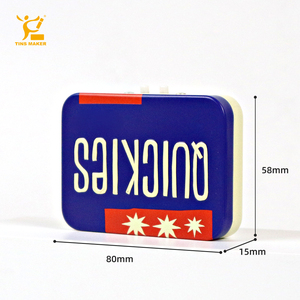 Tinsmaker Wholesale Custom Printing Cr <strong>Tin</strong> <strong>case</strong> Oem &amp; Odm Child Proof Hinged <strong>Tin</strong> for Mint Candy Tobacco Container <strong>Metal</strong> <strong>Tin</strong> Box - Product Image 4
