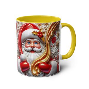 Taza Navideña 3D de Lujo, Taza de Cerámica con Diseño de Santa Claus, Vaso para el Año Nuevo, Regalo de <span class=keywords><strong>Navidad</strong></span> - Product Image 1