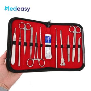 Medeasy - Juego de 22 Piezas de Instrumentos de Disección de Acero Inoxidable, Instrumentos de Entrenamiento Quirúrgico General, Herramientas Anatómicas, Tijeras, Portaagujas - Product Image 3