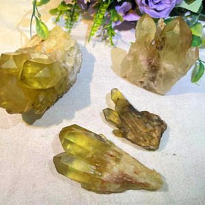 Gema Natural de alta calidad, cristales curativos, piedra rugosa, citrino ahumado, espécimen de cristal de racimo - Product Image 1