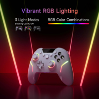 Manette de jeu sans fil EasySMX X20 avec éclairage RGB et quatre boutons macro pour PC, iOS, Android, Switch