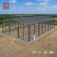 Entrepôt en acier préfabriqué à assemblage rapide ZTSS, bâtiment de stockage industriel, structure métallique préfabriquée