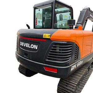 Nueva excavadora mini sobre orugas DEVELON de 6 toneladas, excavadora mini DEVELON DX60D de alta calidad, muy vendida, precio de fábrica. - Product Image 5