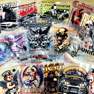 Precio de venta Máquina de impresión térmica para ropa de calle Zapatos Material PET Transferencia de pegatinas de calor Servicio de impresión de pegatinas DTF - Product Image 1