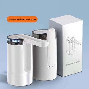 Pompe à eau portable pliable et réglable rechargeable de 1200 mAh avec affichage de la capacité en bouteille - Product Image 3