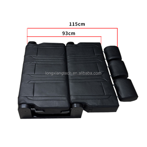 Sedile Letto Pieghevole LXRV Personalizzabile in Larghezza, Colore e Materiale, Regolabile Manualmente per Camper e Van, per 3 Persone - Product Image 5