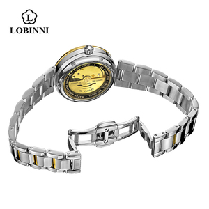 <span class=keywords><strong>Montre</strong></span> de luxe pour <span class=keywords><strong>femme</strong></span> 2025 avec <span class=keywords><strong>mouvement</strong></span> MiYOTA, acier inoxydable, <span class=keywords><strong>automatique</strong></span>, mécanique, petit cadran et verre saphir - Product Image 6