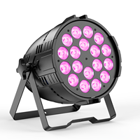 180W 18 LED RGBWAL 6IN1 Par lumière de scène effet stroboscopique DMX512 contrôle du son LED Par lumière pour DJ Disco Bar événement Club