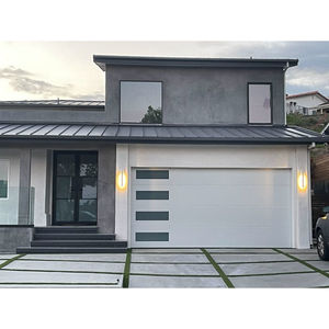 Изготовленный на заказ Цветной алюминиевый сплав, ставни, современный дизайн, дверь гаража с системой дистанционного управления, готовая поверхность - Product Image 2