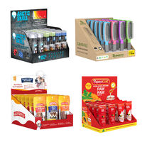 Présentoir de comptoir promotionnel personnalisé et moderne pour magasin de détail, respectueux de l'environnement, avec panneaux en papier/PVC/acrylique/Sintra/Forex