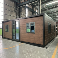 Maison préfabriquée durable en conteneur avec structure en acier, maison modulaire moderne pour Airbnb