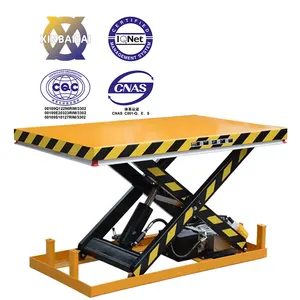 JueLi Motor Platform Electric Lift Table 1Ton 2Ton 4Ton High Quality Price Hydraulic Scissor Lift Tables