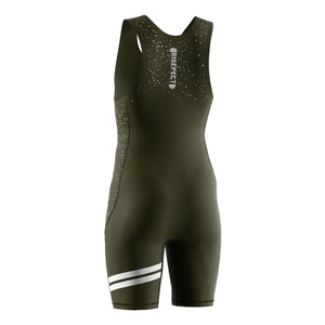 Trajes de Lucha Libre en Oferta, Ropa Deportiva para Gimnasio, Traje de Entrenamiento Personalizado con Logotipo, Traje de Levantamiento de Pesas - Product Image 2
