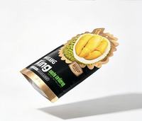 Sachet alimentaire anti-humidité à fond plat, sac refermable personnalisé pour aliments pour animaux, biscuits et collations