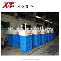 Presse à balles verticale hydraulique semi-automatique XTPACK de petite taille, fabriquée en Chine, 10 tonnes de pression, 2,2 kW de puissance, pour le conditionnement alimentaire