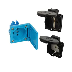 16A 2 Pin Waterdichte IP44 Elektrische Industriële Schuko Plug & Socket