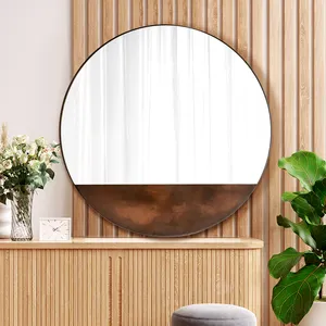 Aangepaste Houten Decoratieve Spiegel Muur Decor Spiegel Spiegel Voor Eetkamer