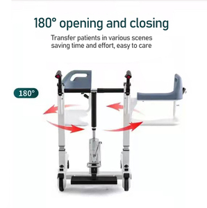 Chất Lượng Cao Chuyển Nâng Ghế Người Cao Tuổi Khuyết tật Commode Nhà Vệ Sinh Di Chuyển Máy Walker Rollator ABS + PE + Y Tế Thép 120Kg - Product Image 4