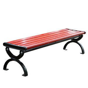Banco de Patio Xinlongfei con Reposabrazos, Asiento Doble con Respaldo, Estilo Pastoral, para Uso en Exteriores, Parques y Escuelas - Product Image 3