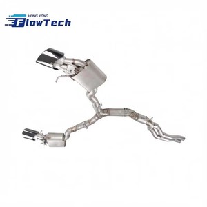 Sistema de Escape Catback con Válvulas de Aleación de Titanio, Salida Doble o Individual para Audi RS4 RS5 B9 B9.5 2.9T, Tubo de Escape de Alto Rendimiento - Product Image 3