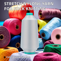 Knitting Soft Fine 100% Nylon High Tenacity Dyed Blankets Clothes Crochet Yarn Nylon 6 DTY Yarn