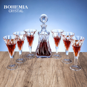 Czech Imported Crystal Whiskey Glasses 201-300ml Lead Free Set For Housewarming Gift - Product Image 4