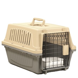 Cage de transport portable pour animaux de compagnie, pour petits, moyens et grands chiens et chats, utilisable en extérieur et à l'aéroport - Product Image 1