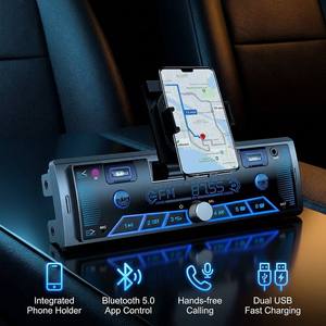<span class=keywords><strong>NOVA</strong></span> Support de téléphone portable haute puissance Entrée auxiliaire Lecteur MP3 de voiture avec port USB/TF LCD LED Accessoires audio de voiture - Product Image 5